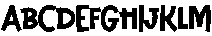 Doodle School Regular otf (400) Font UPPERCASE