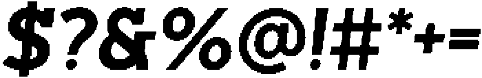Doodle Slab Serif Italic  Serif Italic otf (400) Font OTHER CHARS
