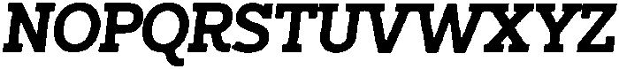 Doodle Slab Serif Italic  Serif Italic otf (400) Font UPPERCASE