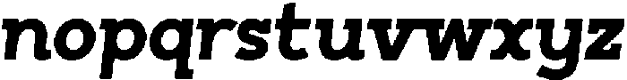 Doodle Slab Serif Italic  Serif Italic otf (400) Font LOWERCASE