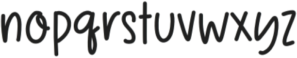 Doodle Write Regular otf (400) Font LOWERCASE