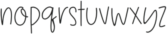 Doodle Write Thin otf (100) Font LOWERCASE