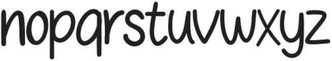 Doodle noodle Regular otf (400) Font LOWERCASE