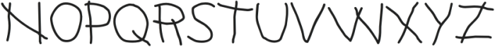 DoodleBop Regular otf (400) Font UPPERCASE