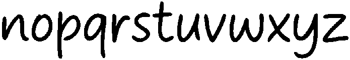 DoodleDash Regular otf (400) Font LOWERCASE