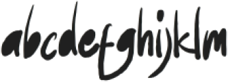 DoodleJoy-Regular otf (400) Font LOWERCASE