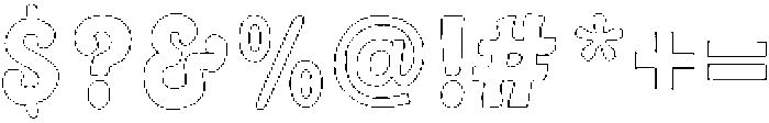 Doodlebeam Medium otf (500) Font OTHER CHARS