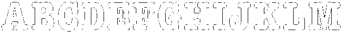 Doodlebeam Medium otf (500) Font UPPERCASE