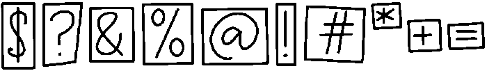 Doodleblock Sans Regular otf (400) Font OTHER CHARS