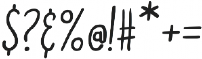 Doodler Regular Italic otf (400) Font OTHER CHARS