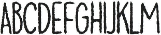 Doodler Rough otf (400) Font UPPERCASE