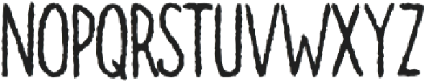 Doodler Rough otf (400) Font UPPERCASE