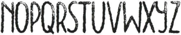 Doodler Rugged Rough otf (400) Font LOWERCASE