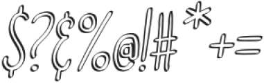 Doodler Script Italic otf (400) Font OTHER CHARS