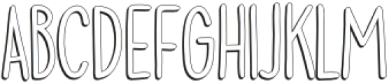 Doodler Shadow otf (400) Font UPPERCASE