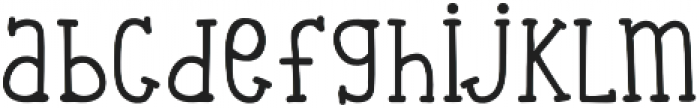 Doodley Regular otf (400) Font LOWERCASE