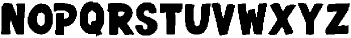 Doodzen Bold otf (700) Font UPPERCASE