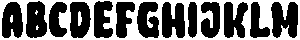 Doofray Bold otf (700) Font UPPERCASE