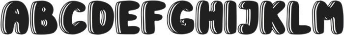 Dorami Regular ttf (400) Font UPPERCASE