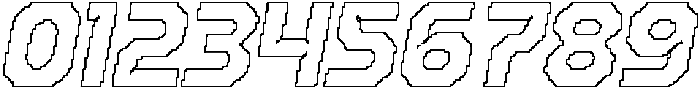 Dorelia Pixel Outline otf (400) Font OTHER CHARS