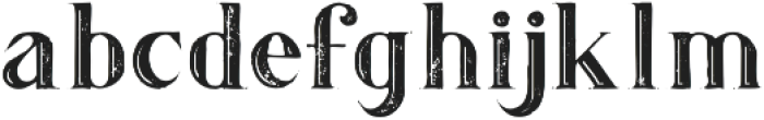 DoriesInlineGrunge otf (400) Font LOWERCASE