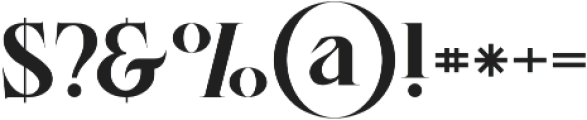 DoriesRegular otf (400) Font OTHER CHARS