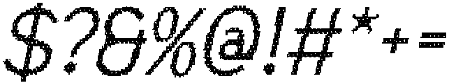 Dorlan Disco Italic otf (400) Font OTHER CHARS