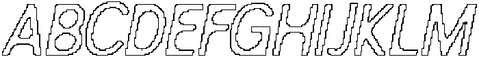 Dorlan Pixel Outline otf (400) Font