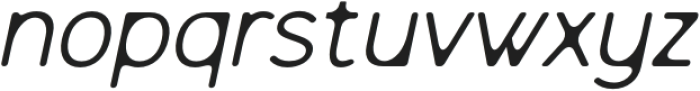 DorlanRounded-Italic otf (400) Font LOWERCASE