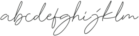 Dorothy Clark Signature otf (400) Font LOWERCASE