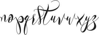 Dorothy Spring otf (400) Font LOWERCASE