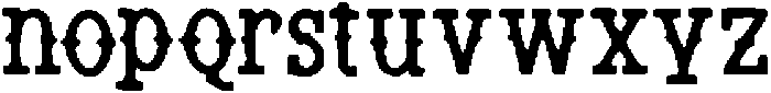 Doru ttf (400) Font LOWERCASE
