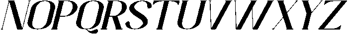 Dorvalen Italic otf (400) Font UPPERCASE
