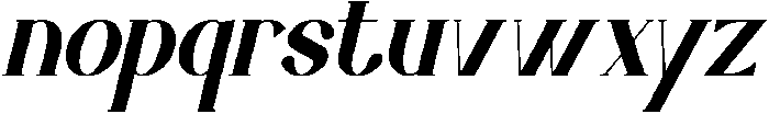 Dorvalen Italic otf (400) Font LOWERCASE
