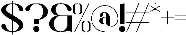 Dorvalen otf (400) Font OTHER CHARS