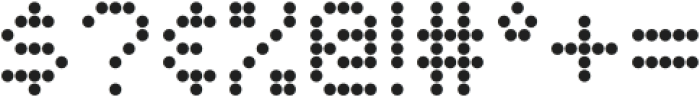 Dot Grid otf (400) Font OTHER CHARS