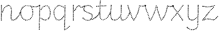 Dot Horizon Medium otf (500) Font LOWERCASE
