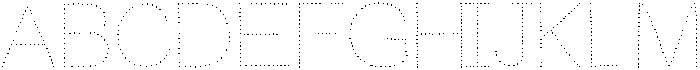 Dot Whisper Medium otf (500) Font UPPERCASE