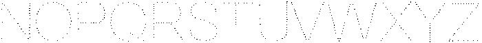 Dot Whisper Medium otf (500) Font UPPERCASE