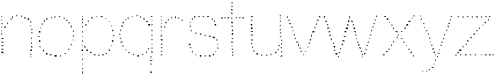 Dot Whisper Medium otf (500) Font LOWERCASE