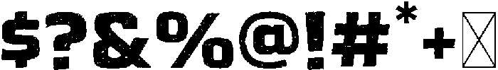 DotBlock Brutalist Regular otf (400) Font OTHER CHARS