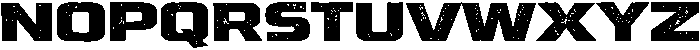 DotBlock Brutalist Regular otf (400) Font UPPERCASE