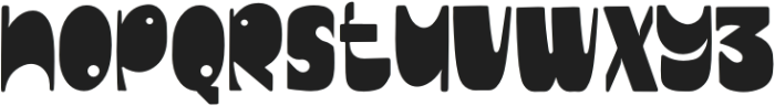 Dotcha Rounde otf (400) Font LOWERCASE