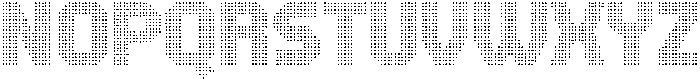 Dothed Pixel otf (400) Font UPPERCASE