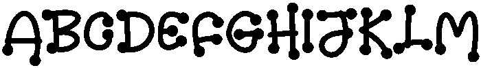 Dotplays otf (400) Font UPPERCASE