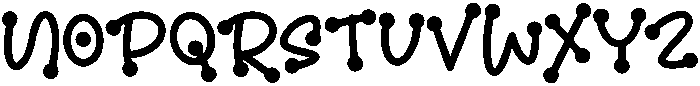 Dotplays otf (400) Font LOWERCASE