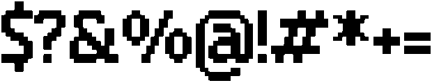 Dotshift Pixel otf (400) Font OTHER CHARS