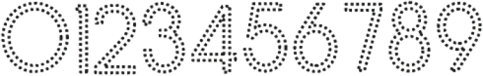 Dotted Flash Regular otf (400) Font OTHER CHARS
