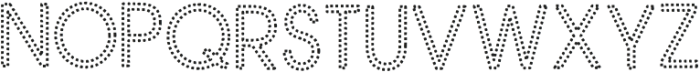 Dotted Flash Regular otf (400) Font UPPERCASE