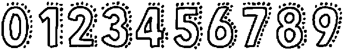 Dotted Giggle Medium otf (500) Font OTHER CHARS